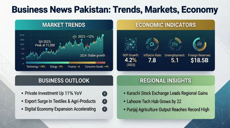 business news pakistan trends, markets, economy