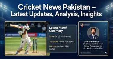 cricket news pakistan – latest updates, analysis, insights