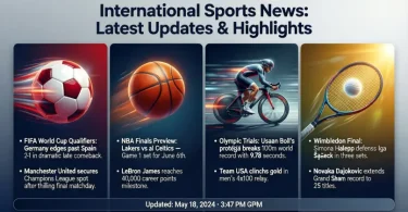 international sports news latest updates & highlights