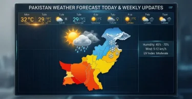 pakistan weather forecast today & weekly updates