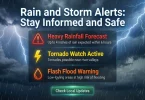 rain and storm alerts stay informed and safe