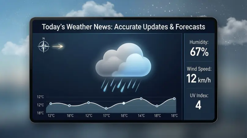 today’s weather news accurate updates & forecasts
