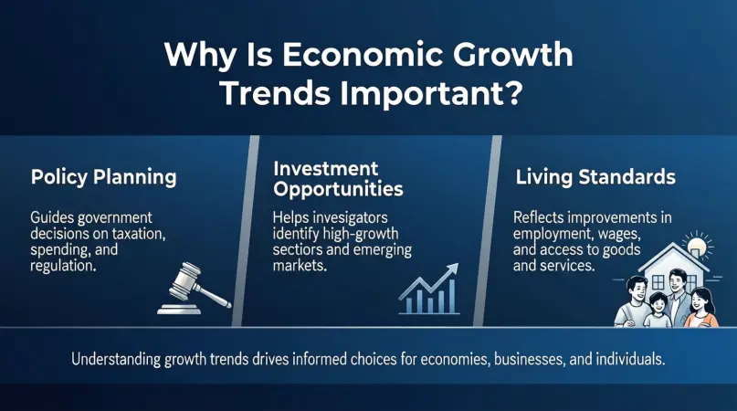 why is economic growth trends important