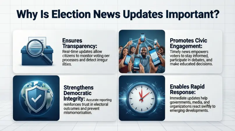 why is election news updates important