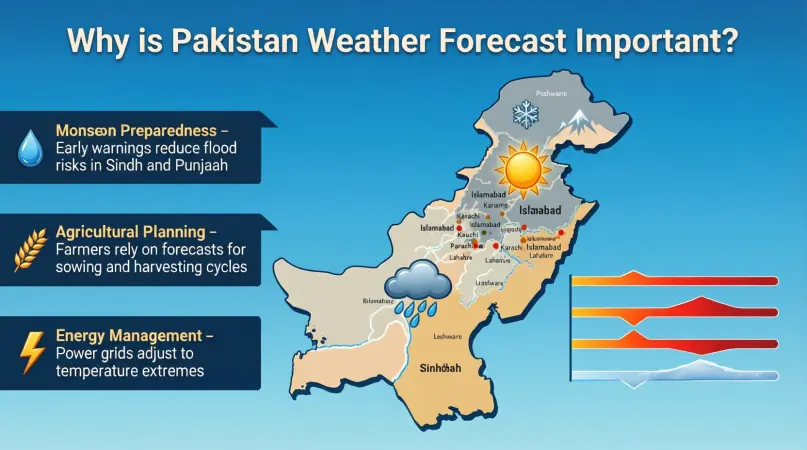 why is pakistan weather forecast important