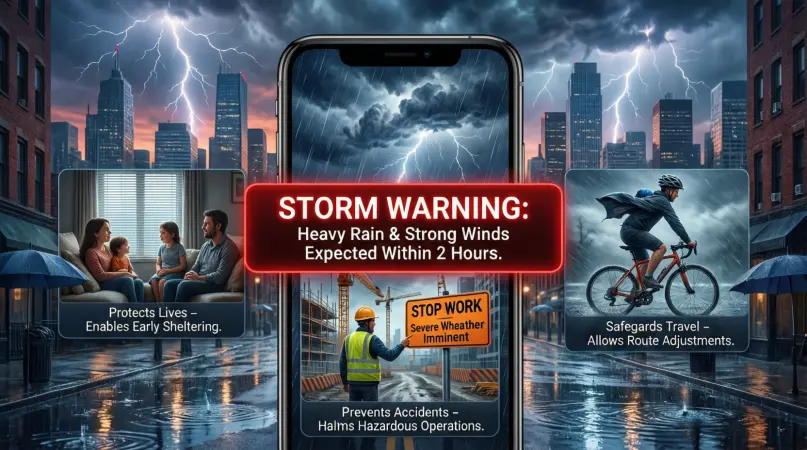 why is rain and storm alerts important