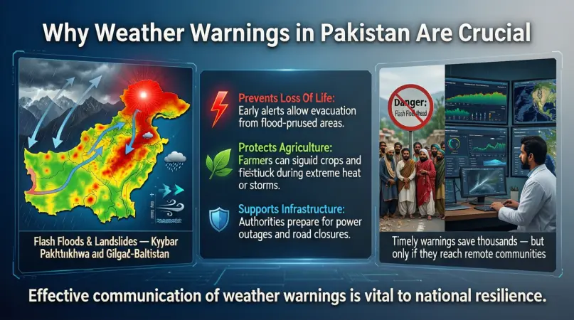 why is weather warnings pakistan important